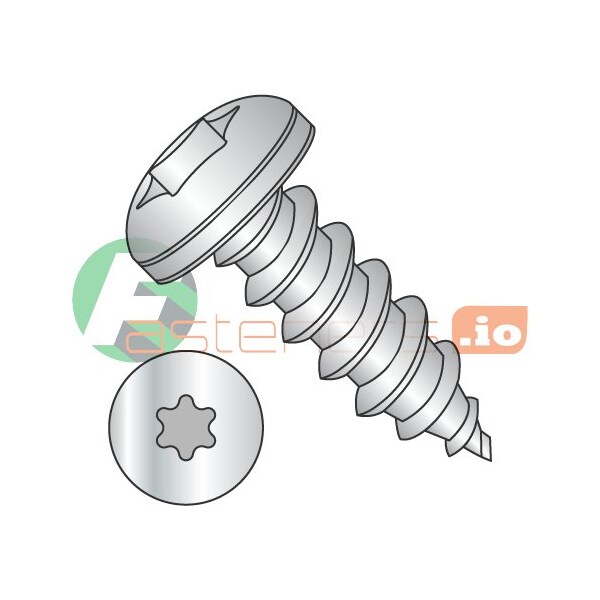 Newport Fasteners Self-Drilling Screw, #12 x 1 in, Plain 18-8 Stainless Steel Pan Head Torx Drive, 2000 PK 882761 - main